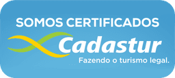 Somos certificado pela CADASTUR